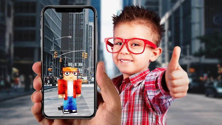 AR Minecraft skins Visualiser in Augmented Reality截图2