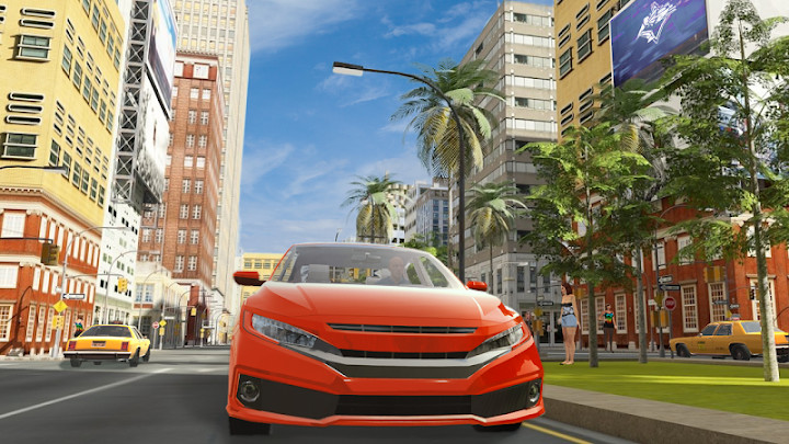 Car Simulator Civic: City Driving截图5