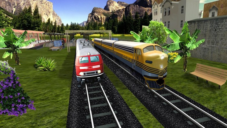 Impossible Indian Train Driving Game Sky City Sim截图4
