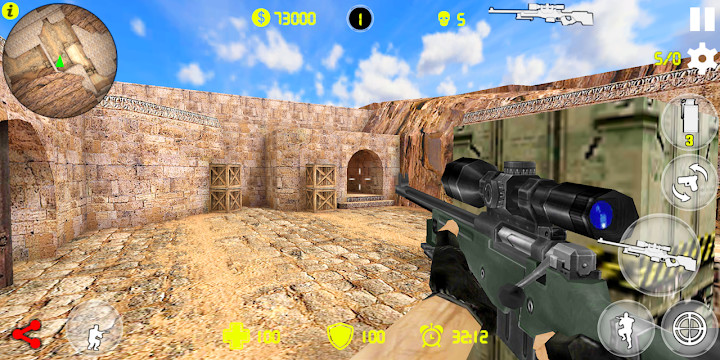 Gun Strike War : Free Shooting Game截图2