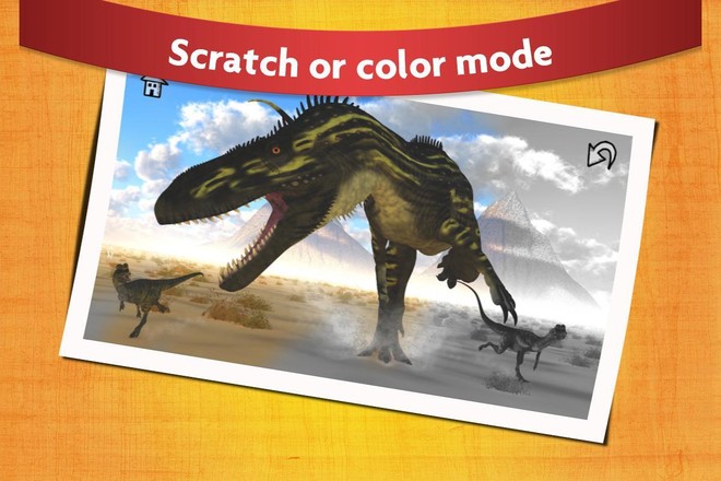 恐龙游戏：孩子着色截图2
