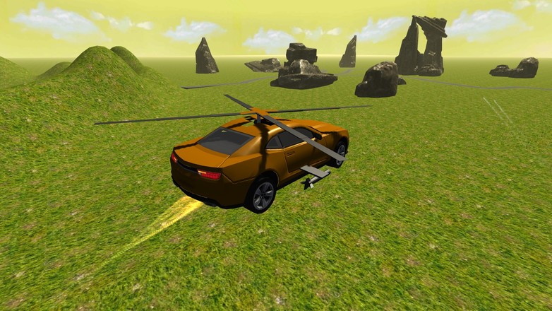 Flying Muscle Helicopter Car截图3