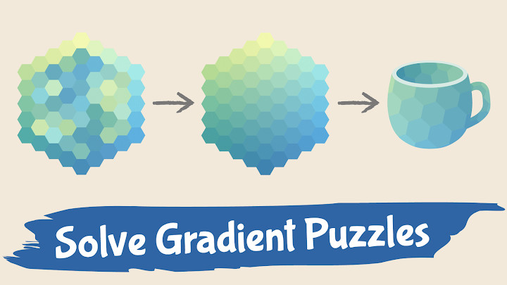 Color Gallery - Gradient Hue Puzzle Offline Games截图4