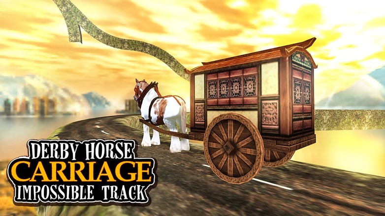 Impossible Track Derby Horse Carriage Simulator 3D截图5