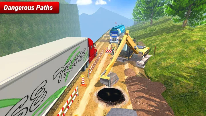 越野卡車駕駛模擬器免費 - Offroad Truck Driving Simulator Free截图3