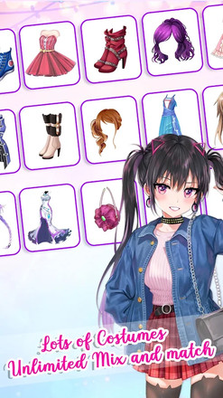 Anime Dress Up Queen Game截图3