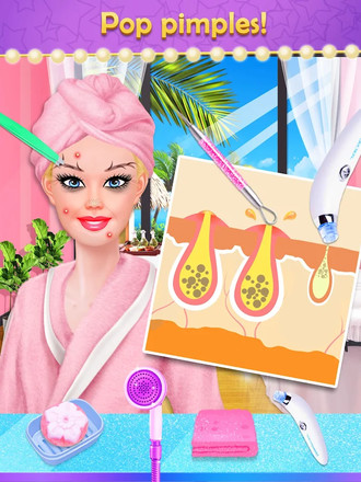 Beauty Makeover Games: Salon Spa Games for Girls截图1