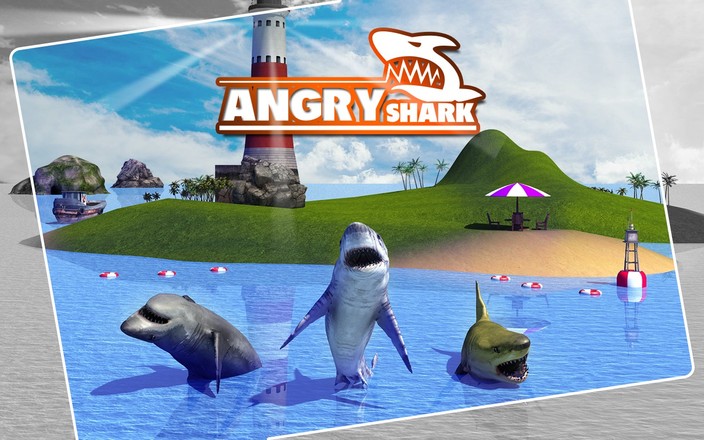 愤怒的鲨鱼模拟3D截图1