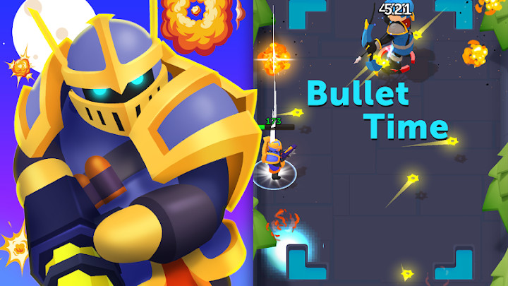 Bullet Knight: Dungeon Crawl Shooting Game截图1