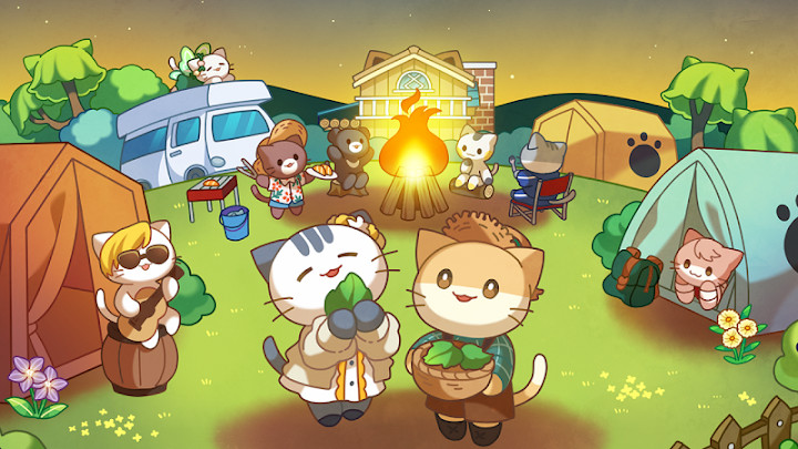 猫咪森林 - 露营地的故事截图2