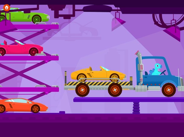 恐龙卡车 - 儿童汽车模拟游戏截图2