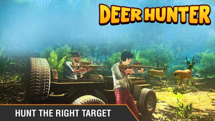 鹿猎人游戏2020：动物射击游戏：动物狩猎游戏：免费玩游戏：有趣的狩猎游戏截图1