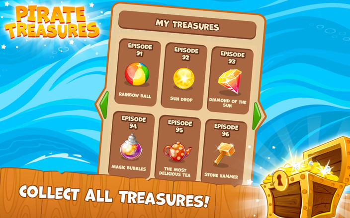 Pirates Treasures - 休闲消除手游截图8