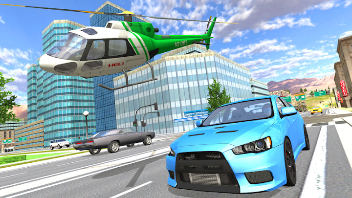 Helicopter Flying Simulator: Car Driving截图1