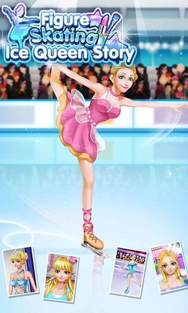 冰雪公主花样滑冰 - 免费女孩游戏截图2
