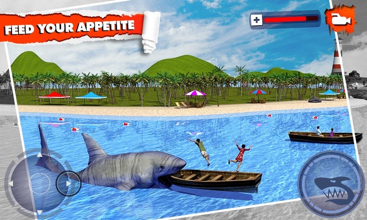 愤怒的鲨鱼模拟3D截图7