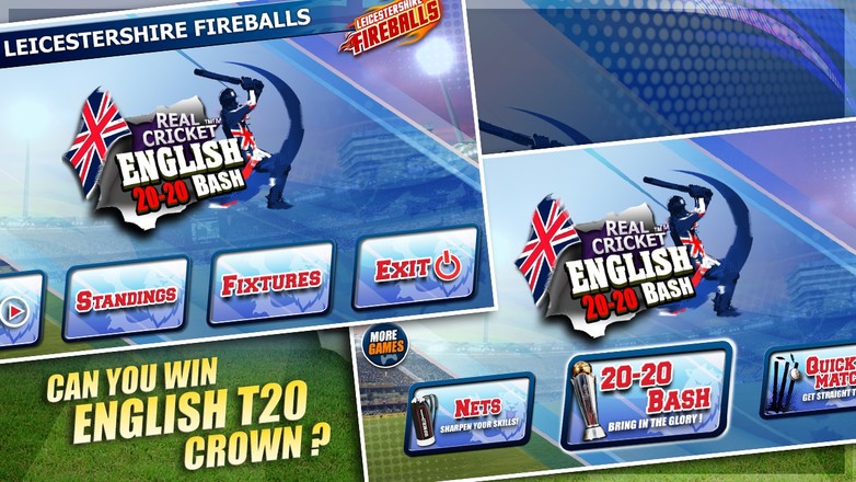 Real Cricket™ English 20 Bash截图1