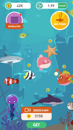 Happy Fishing - Catch Fish and Treasures截图1