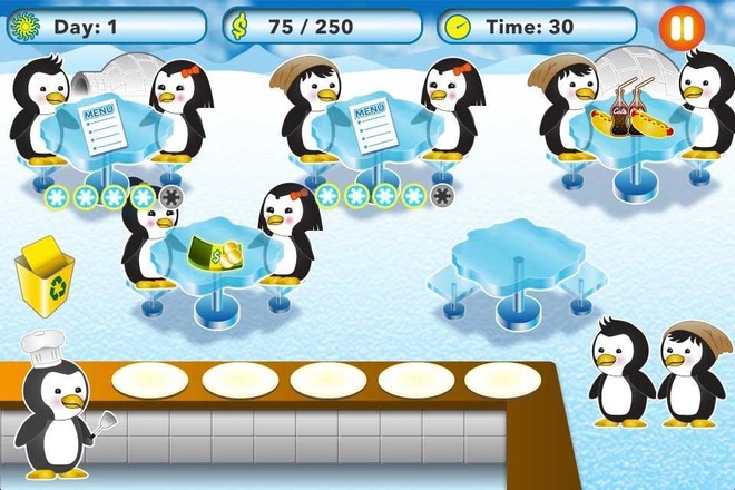 Penguin Restaurant Waitress截图2