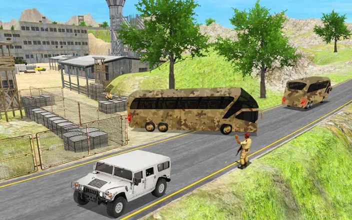 陆军客车驾驶模拟器：陆军客车游戏截图5