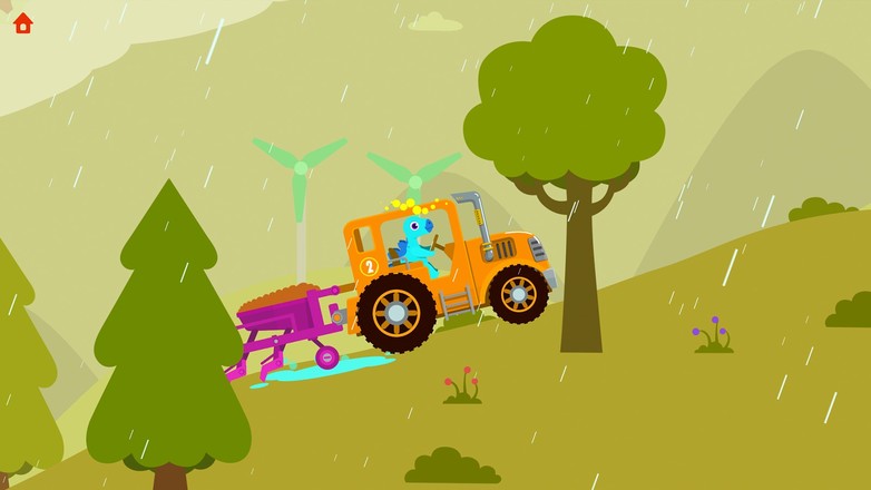 恐龙农场 - 儿童拖拉机模拟游戏截图6