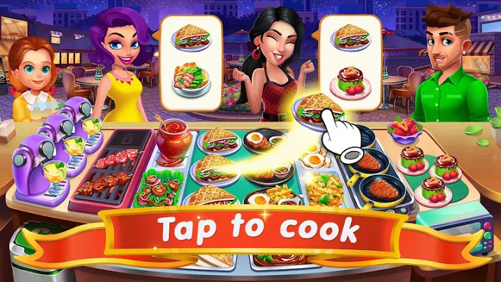 Cooking Marina - fast restaurant cooking games截图1