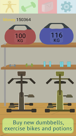 Muscle clicker: Gym game截图2