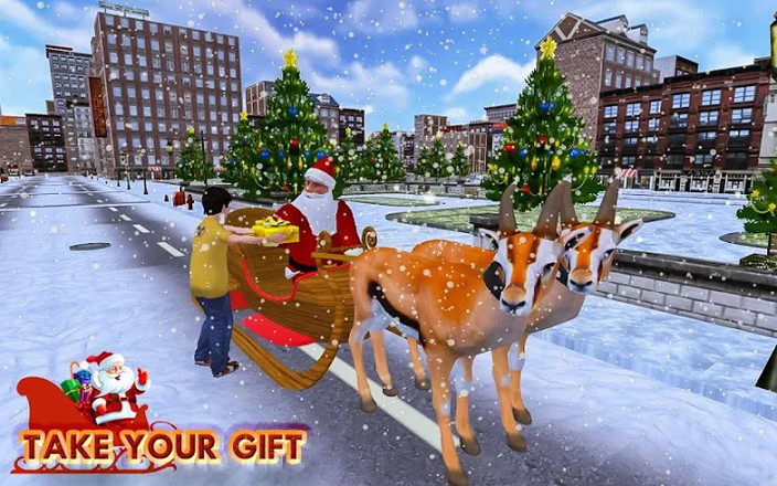 Christmas Santa Rush Gift Delivery- New Game 2020截图2