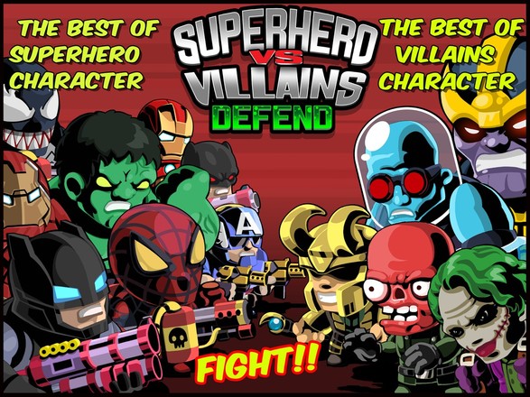 SuperHero VS Villains Defense截图1