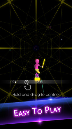 Music Game: Neon Cyber Surfer Free Music Game截图3