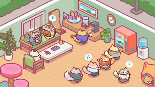 Office Cat: Idle Tycoon Game截图3