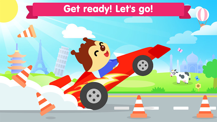 Car game for toddlers: kids cars racing games截图3