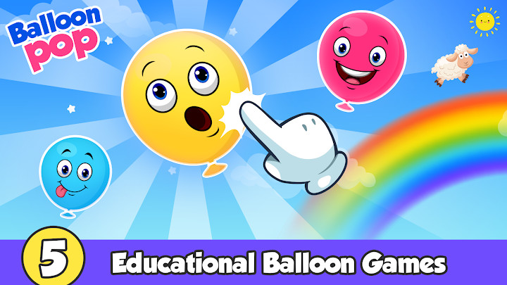 Balloon Pop : Toddler Games for preschool kids截图2