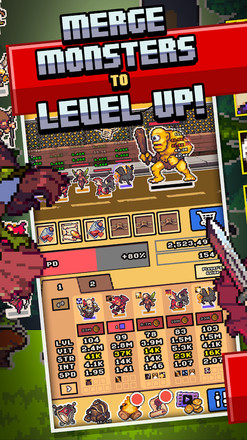 Idle Monster Frontier - team rpg collecting game截图2