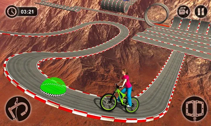 儿童自行车骑手 - 不可思议的赛道截图6