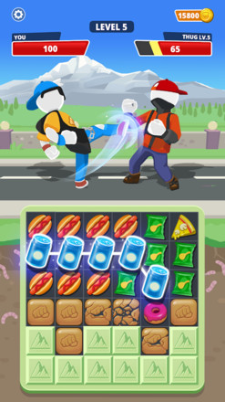 Match Hit - Puzzle Fighter截图2