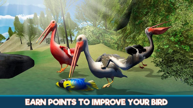 Pelican Bird Simulator 3D截图1