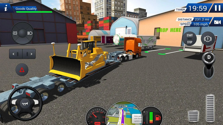 欧洲卡车模驾驶拟器2018年 - Truck Driver Simulator截图2