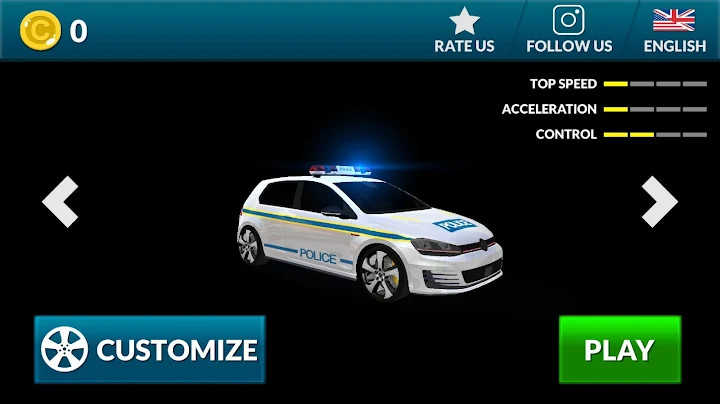 Police Car Game Simulation截图5