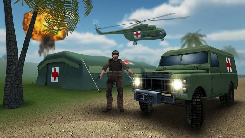 4×4越野救护车游戏截图1