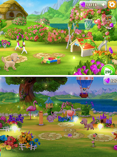 Garden Pets: Match-3 Dogs & Cats Home Decorate截图3