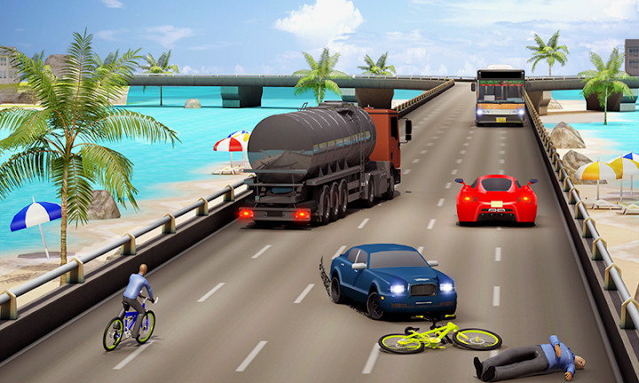 Bicycle Quad Stunt Racing 3D截图5