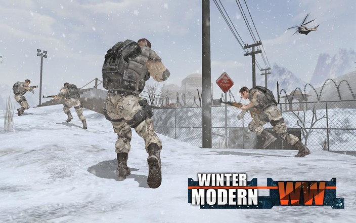 Rules of Modern World War Winter FPS Shooting Game截图3