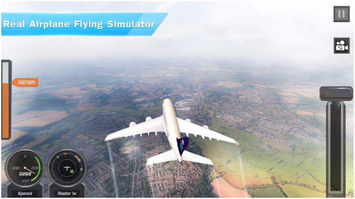 飞机游戏2020：飞机飞行模拟器的3D截图4