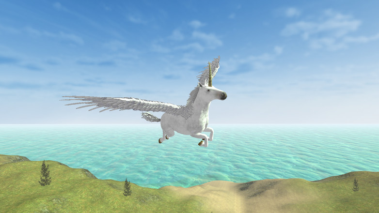 Flying Unicorn Simulator Free截图2