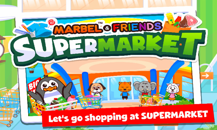 Marbel Supermarket Kids Games截图1