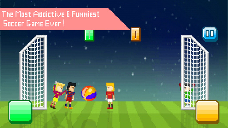 Funny Soccer - 2 Player Games截图4