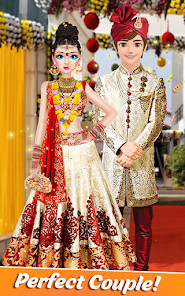 Indian Bride Makeup Dress Game截图6