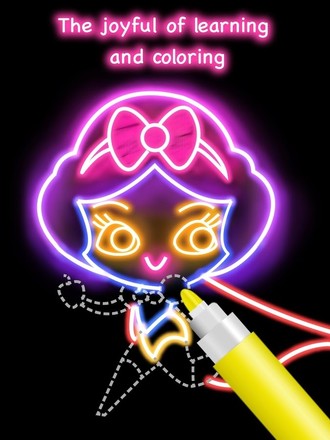 Draw Glow Princess截图7