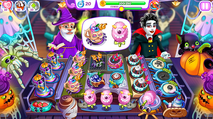 Halloween Madness – New Restaurant & Cooking Games截图2